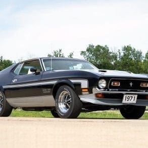 Black 1971 Mustang Boss 351