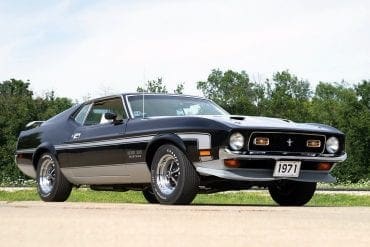 Black 1971 Mustang Boss 351