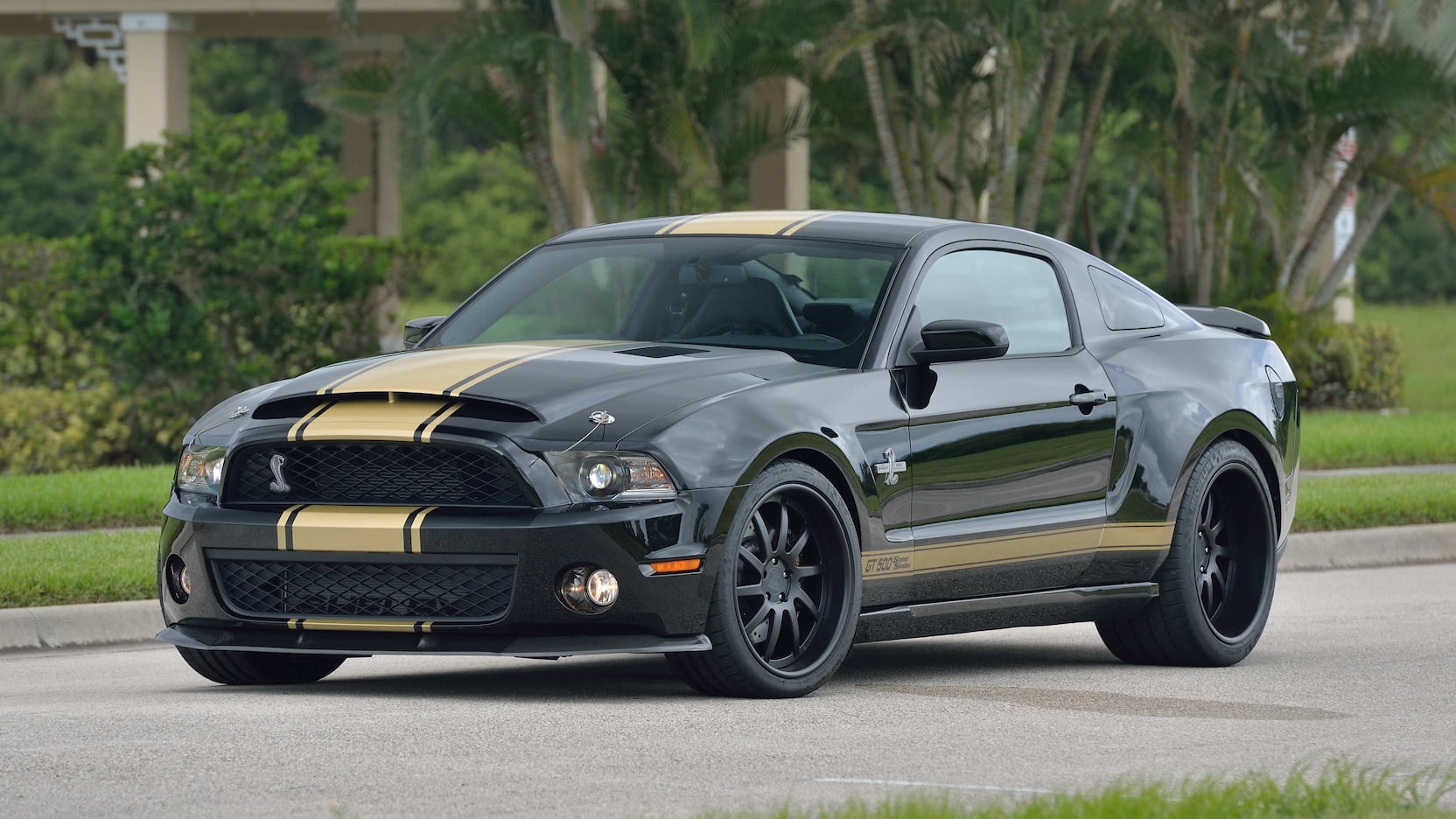 thumbnail image 2 of Ford Mustang GT 500 Super Snake Style Rocker Panel Stripes (Up To 2015) 2 of 6