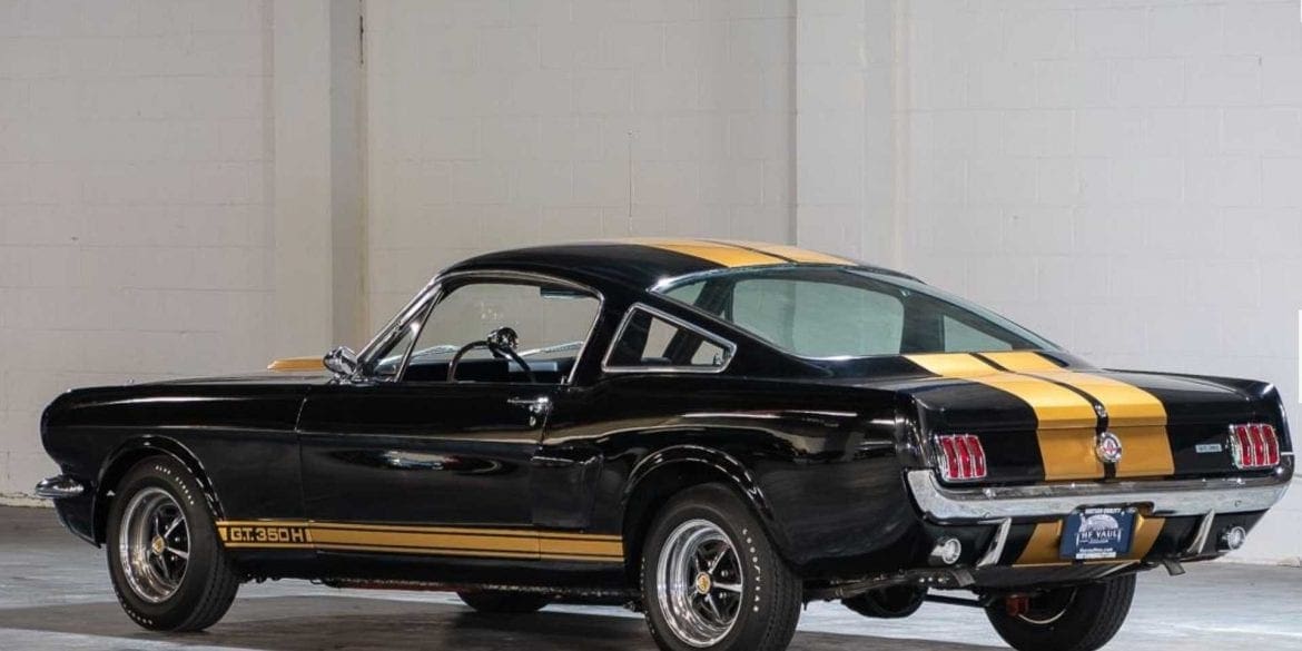 Black and Gold 1966 Shelby GT350H