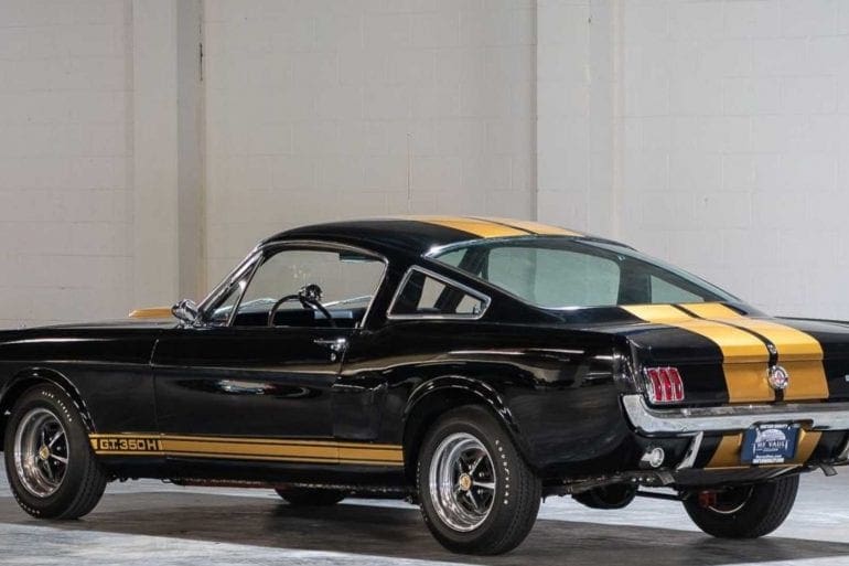 Black and Gold 1966 Shelby GT350H