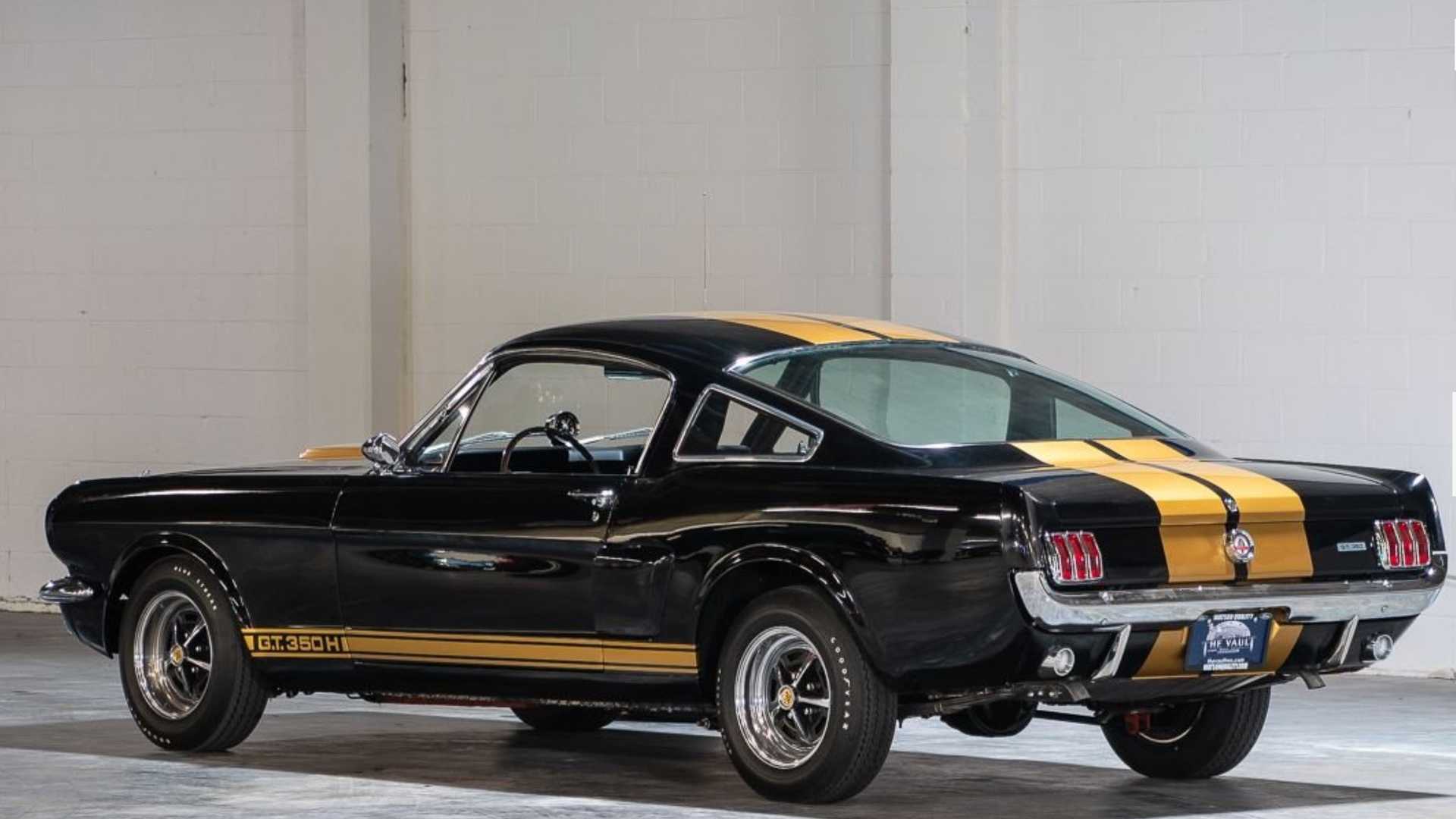 Black and Gold 1966 Shelby GT350H