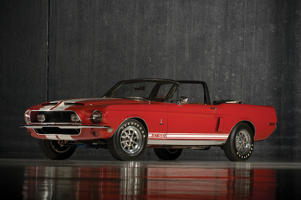 Red 1968 GT500 Convertible