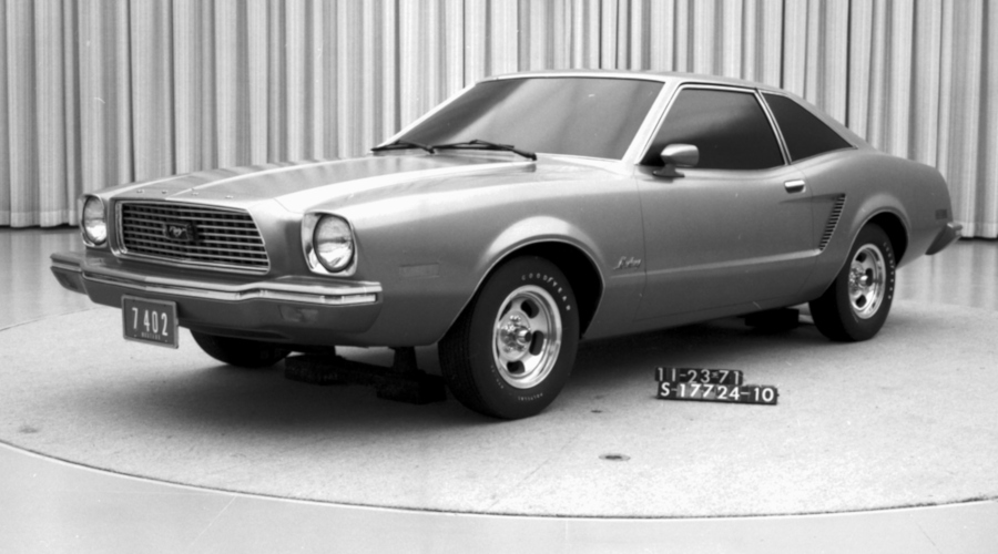 This clay mockup of the notchback Mustang gave the engineering group much of the needed direction to finalize the production design and move forward with two variants of the new Mustang.