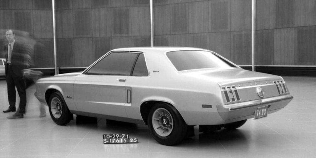 Another prototype of Lee Iacocca's "little jewel." The notchback Mustang II would offer premium-yet-affordable quality.