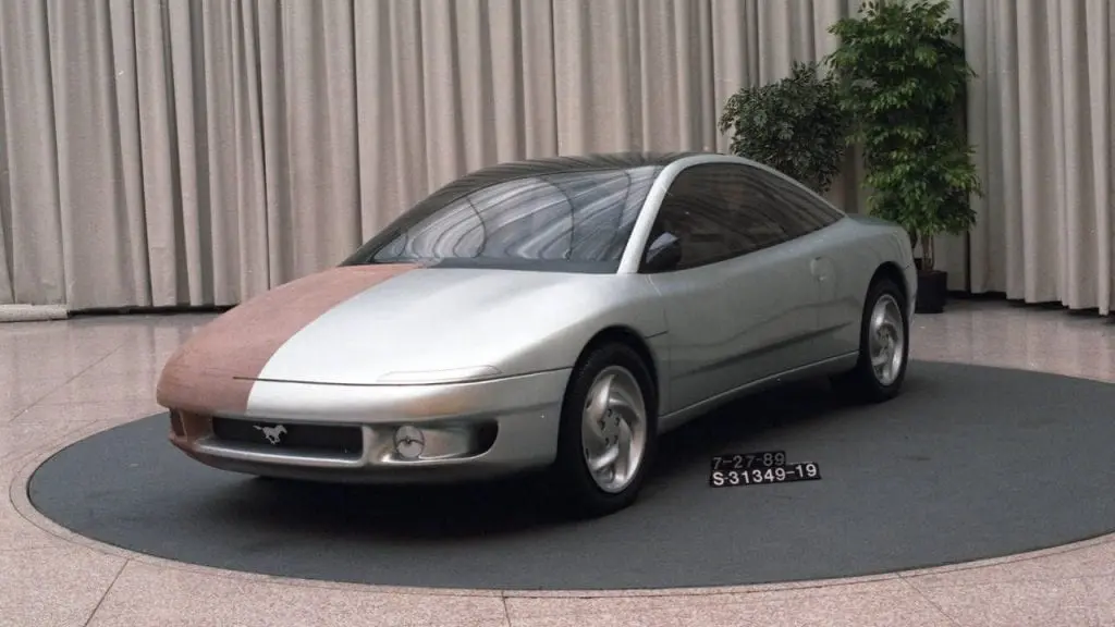 The 1989 ST16 Prototype was to be a joint-venture between Ford and Mazda and would have, if produced as a Mustang, would have represented the first front-wheel-drive variant of the Mustang in the brand's 35+ year history.