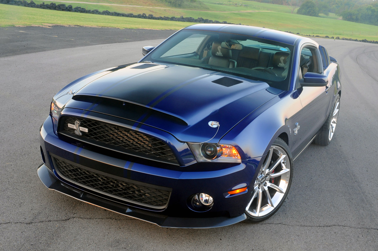 Blue 2013 GT500 Super Snake