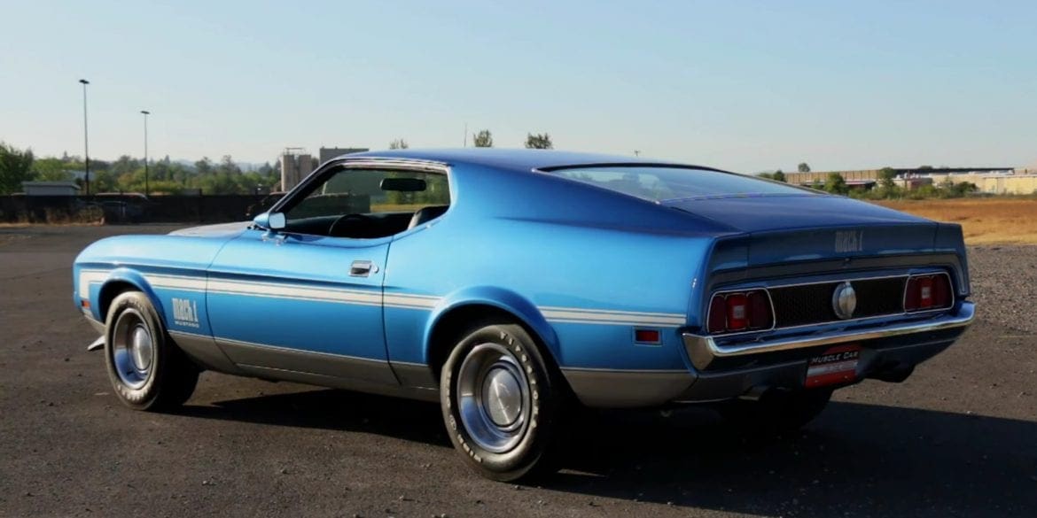 Video: 1971 Mustang Mach 1 429 Muscle Car