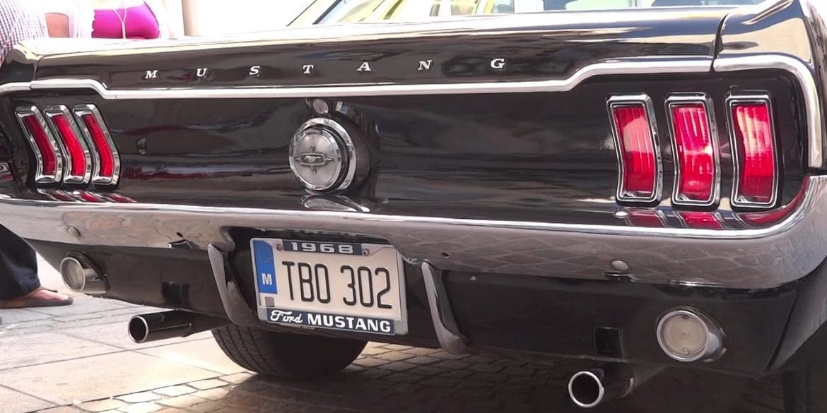 Incredible 1968 Ford Mustang V8 Engine Sound