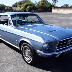 1968 Ford Mustang In Brittany Blue Walk Around + Engine Start