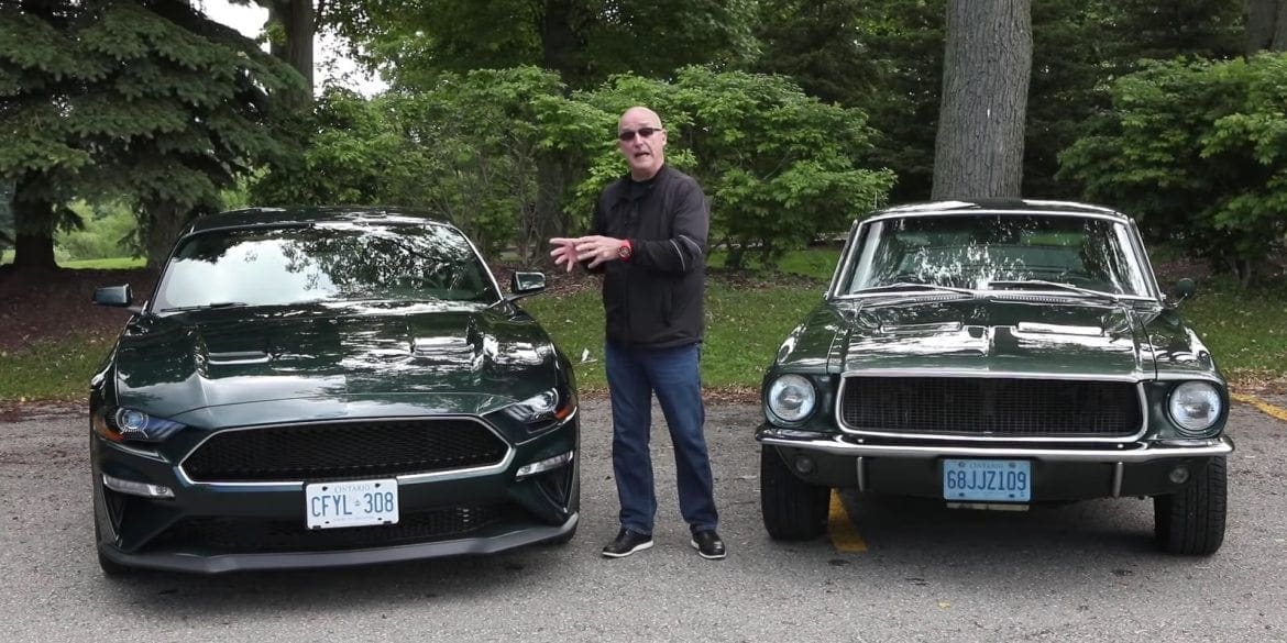 1968 Ford Mustang Bullit vs 2019 Mustang Bullit Comparison Video