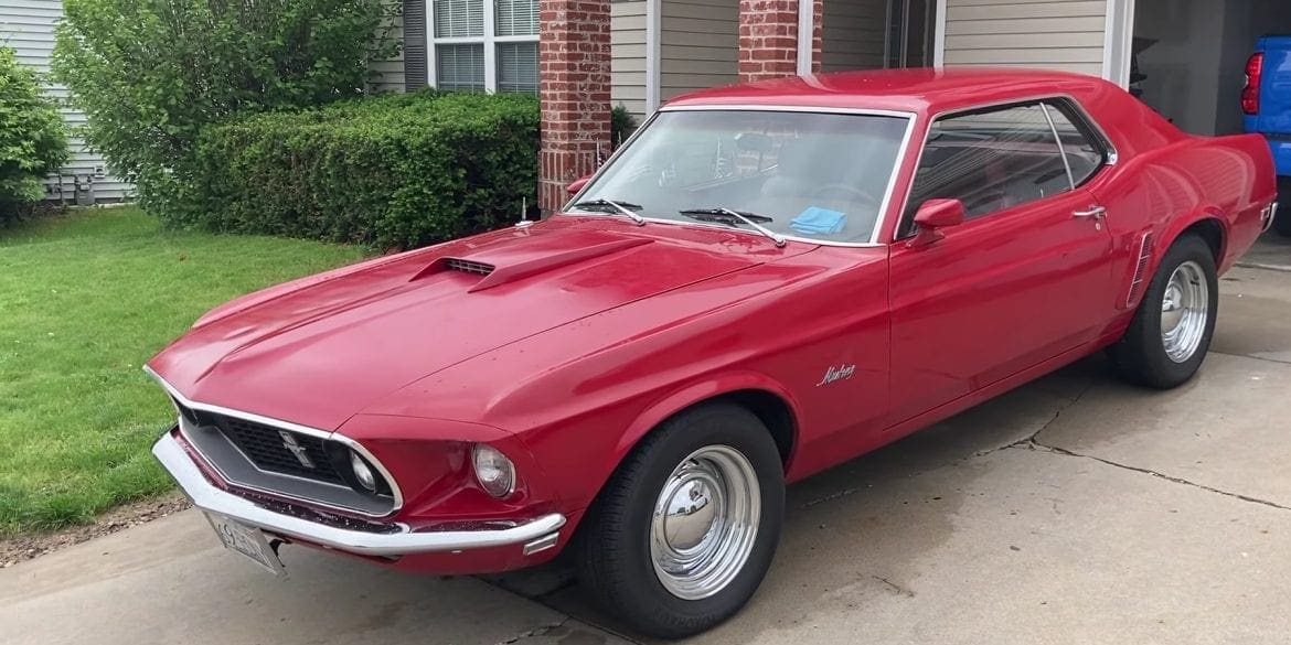 Close Look At A 1969 Ford Mustang