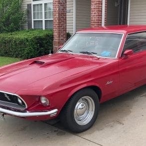 Close Look At A 1969 Ford Mustang