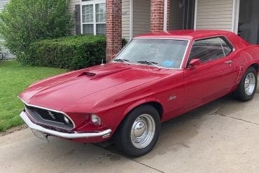 Close Look At A 1969 Ford Mustang