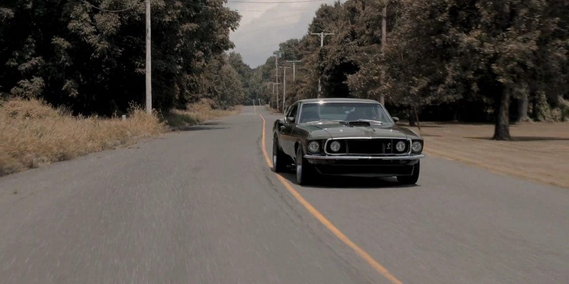 Cruising In A 1969 Ford Mustang GT Fastback