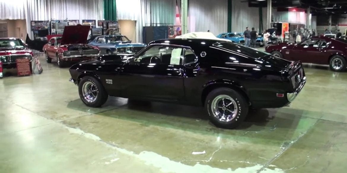 Black 1969 Ford Mustang Boss 429 Overview