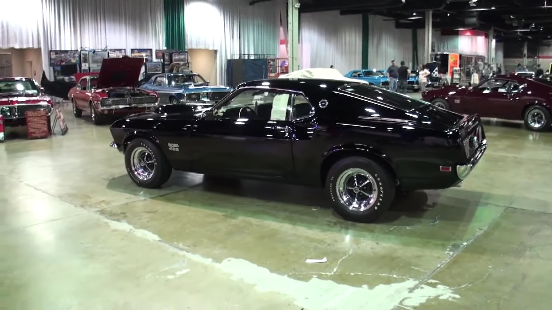 Black 1969 Ford Mustang Boss 429 Overview