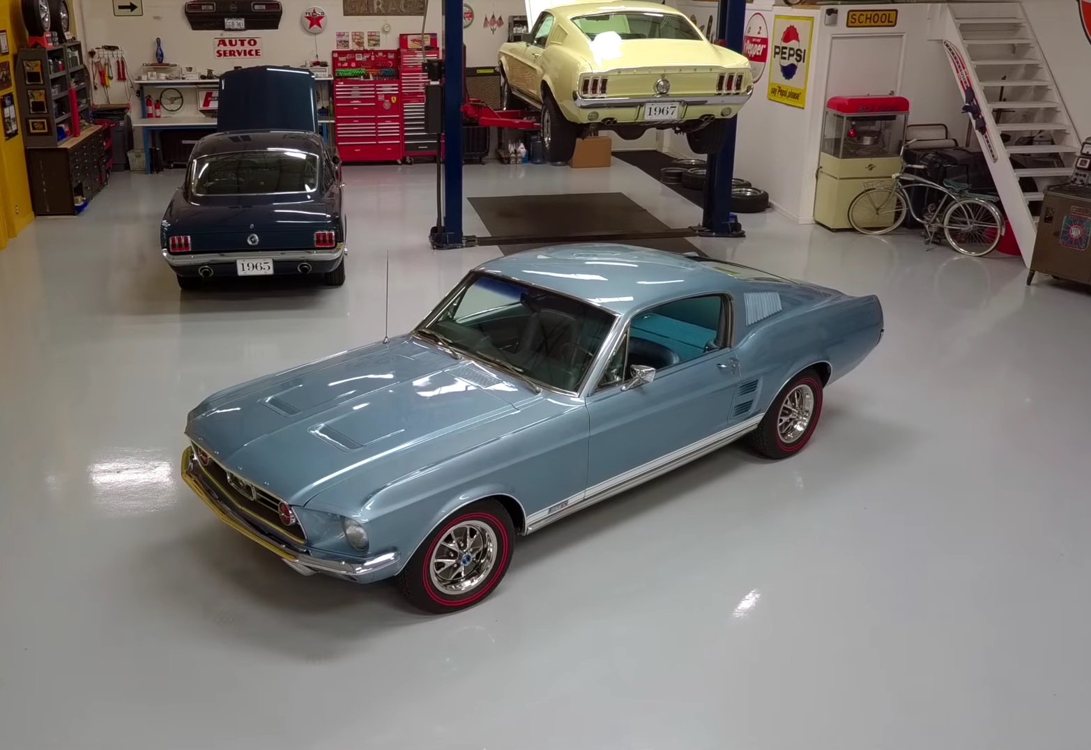 Rare 1967 Mustang GTA Fastback In Brittany Blue In-Depth Look