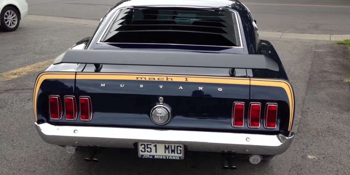 Incredible 1969 Ford Mustang Mach 1 Exhaust Sound