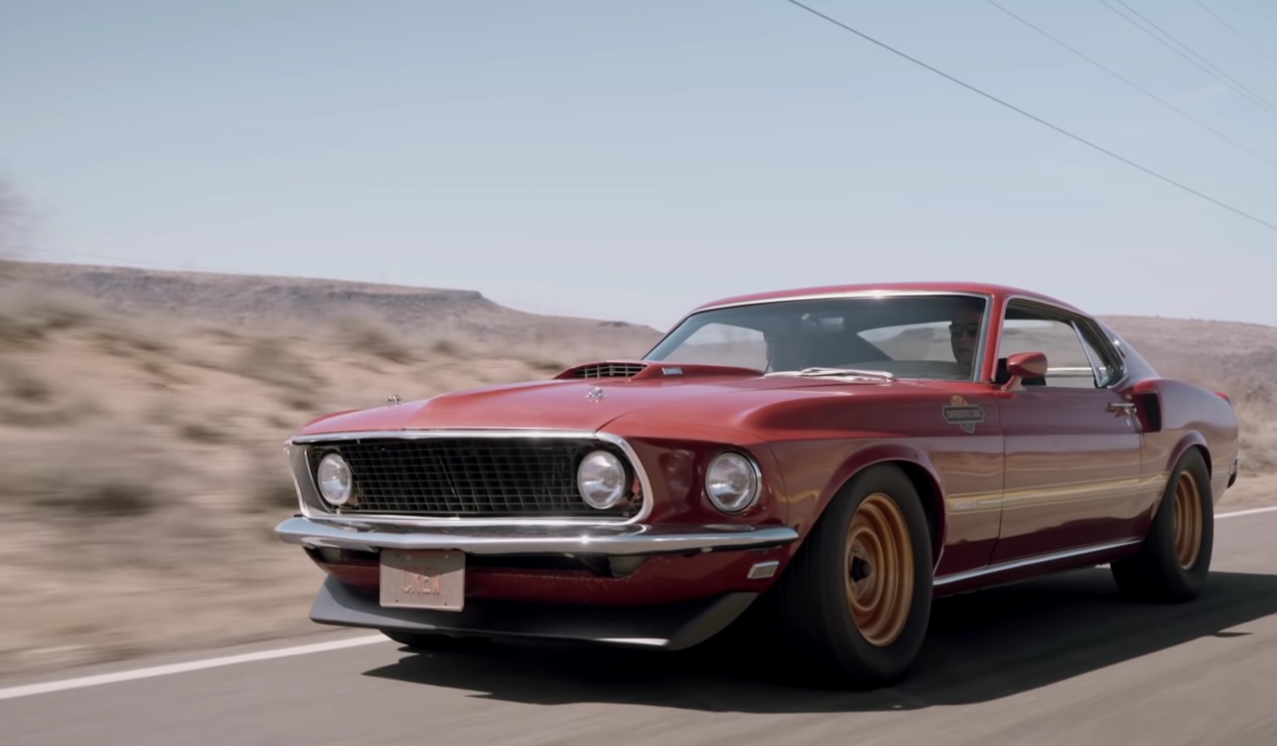 Cruising On A Vintage 1969 Ford Mustang Mach 1