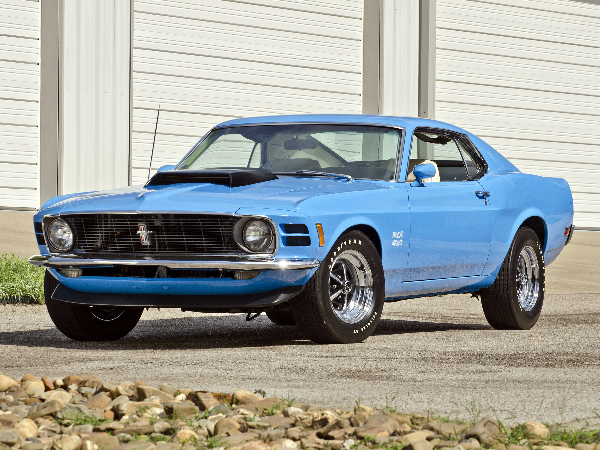 Grabber Blue 1970 Mustang 429