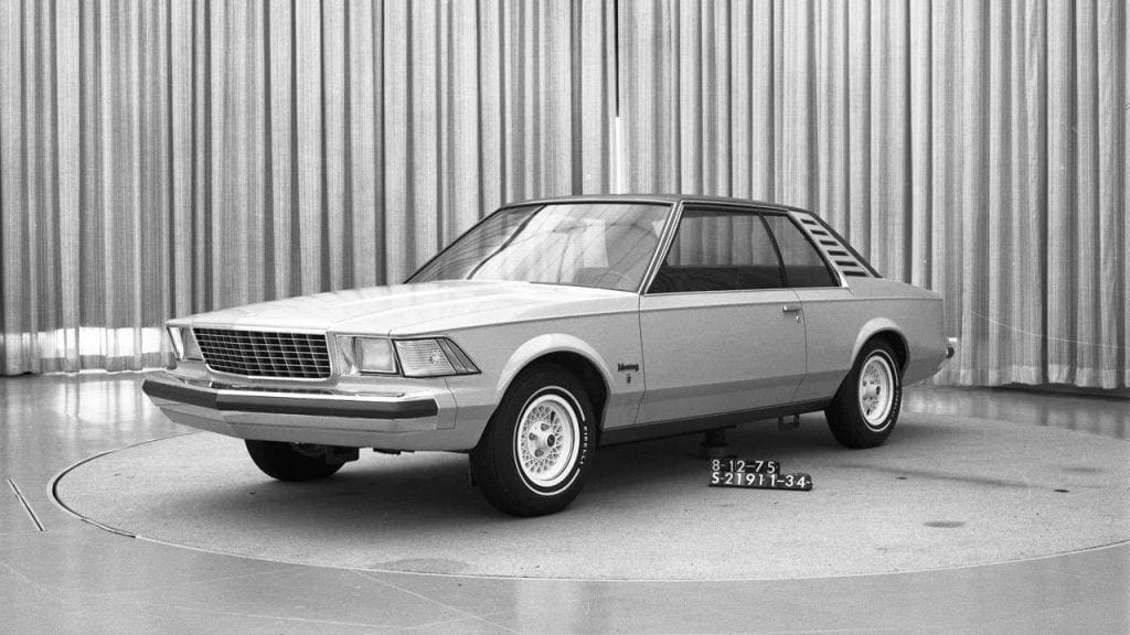 Early Fox Body Mustang prototype from 1975.