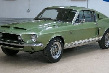 Green 1968 Shelby GT500