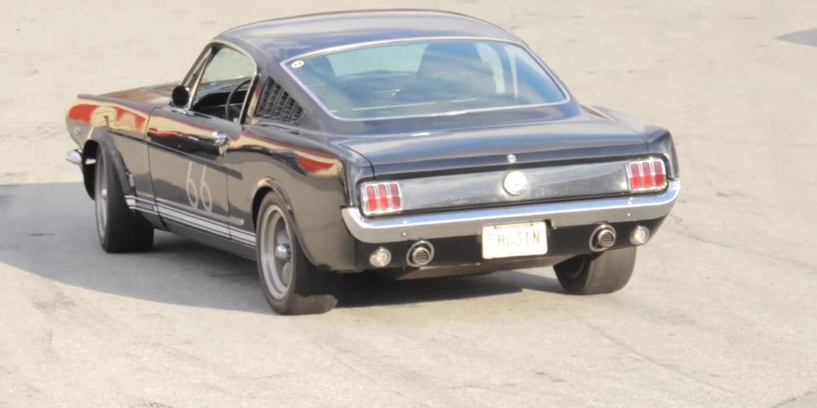 1966 Ford Mustang GT Fastback 289 At The Race Track