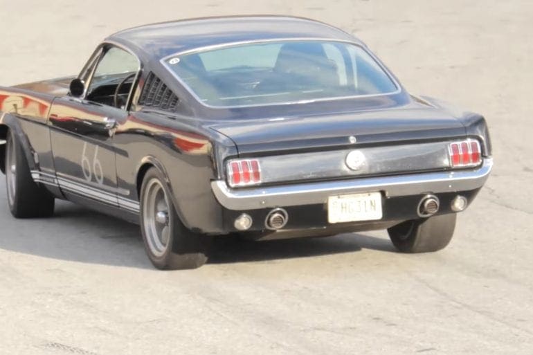 1966 Ford Mustang GT Fastback 289 At The Race Track