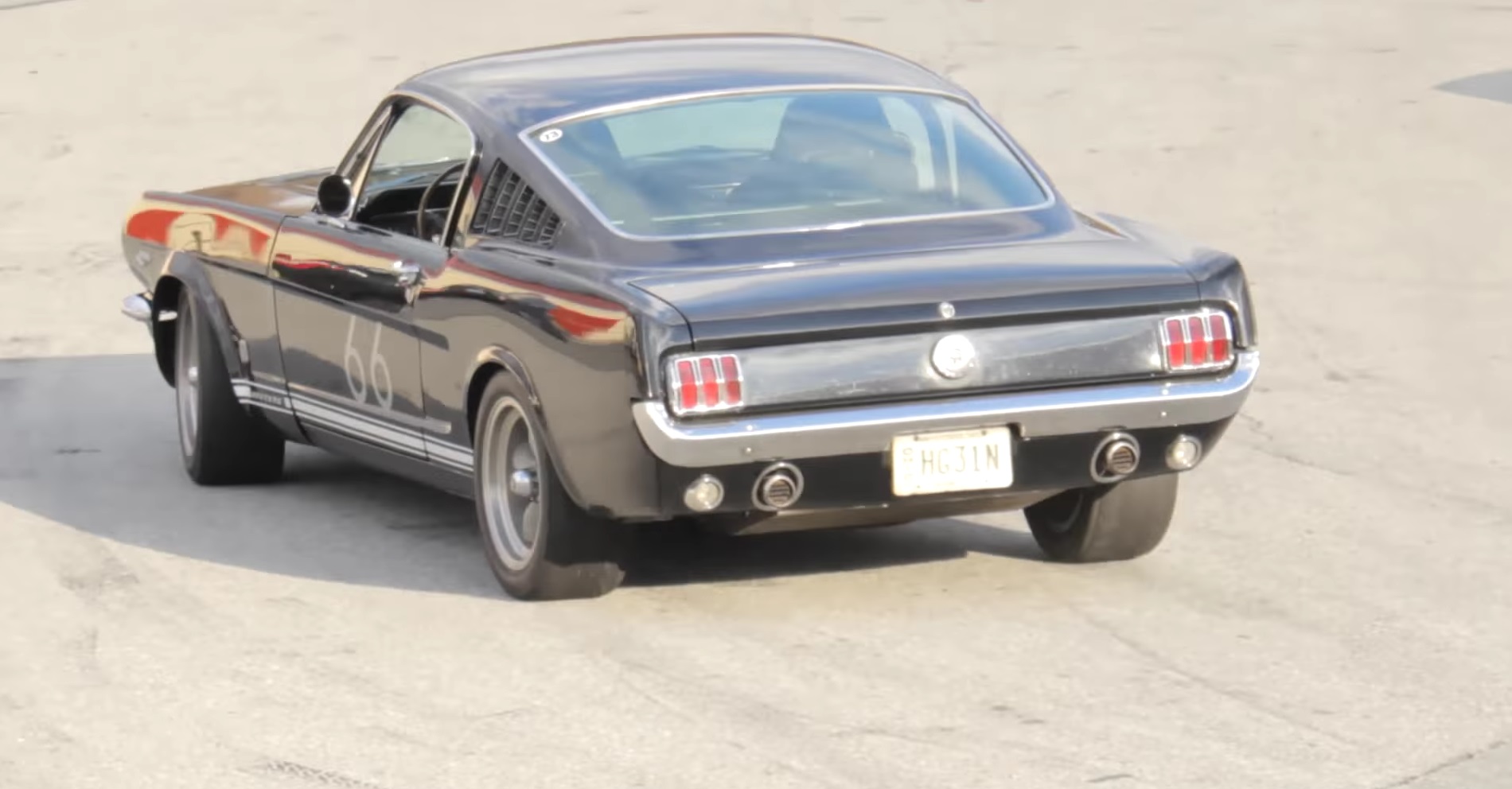 1966 Ford Mustang GT Fastback 289 At The Race Track
