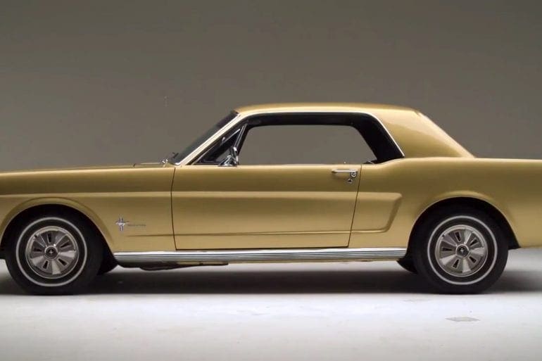 1966 Ford Mustang Anniversary Gold Edition Close Look