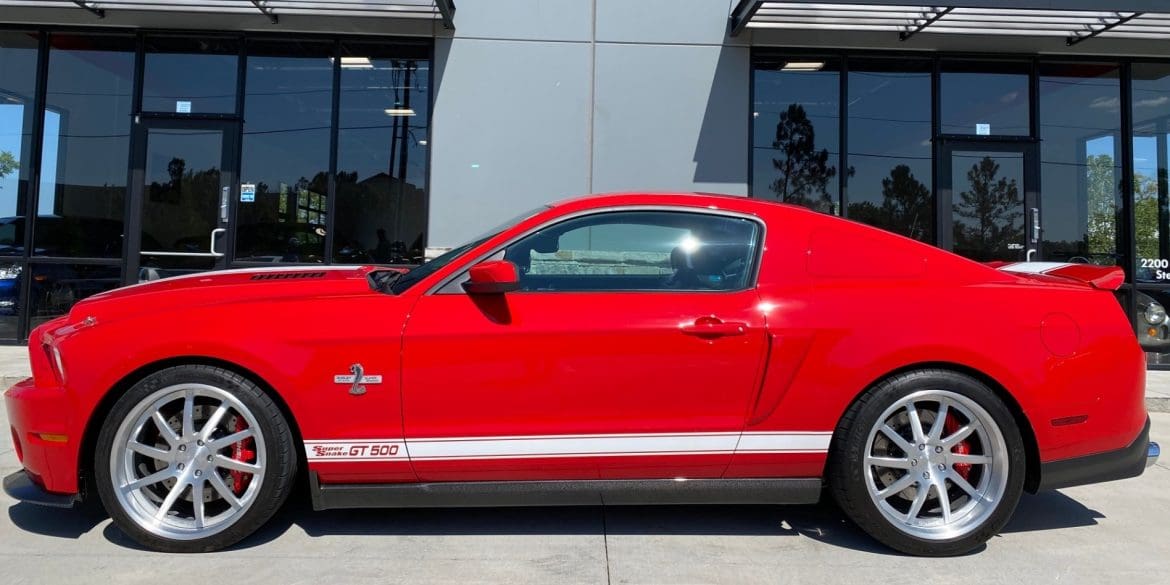 Red 2012 Shelby GT500 Super Snake