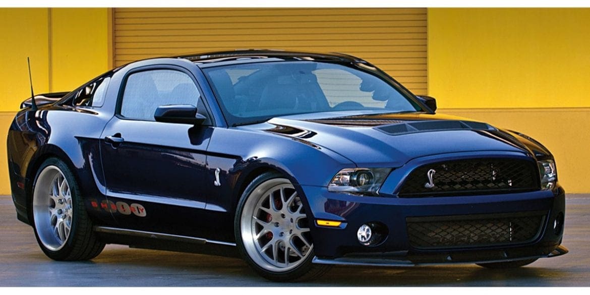 Blue 2012 Shelby 1000