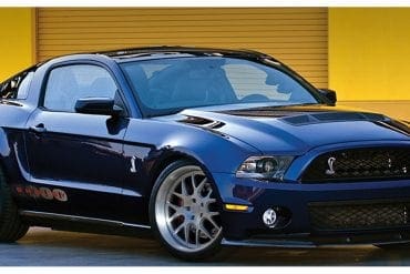 Blue 2012 Shelby 1000