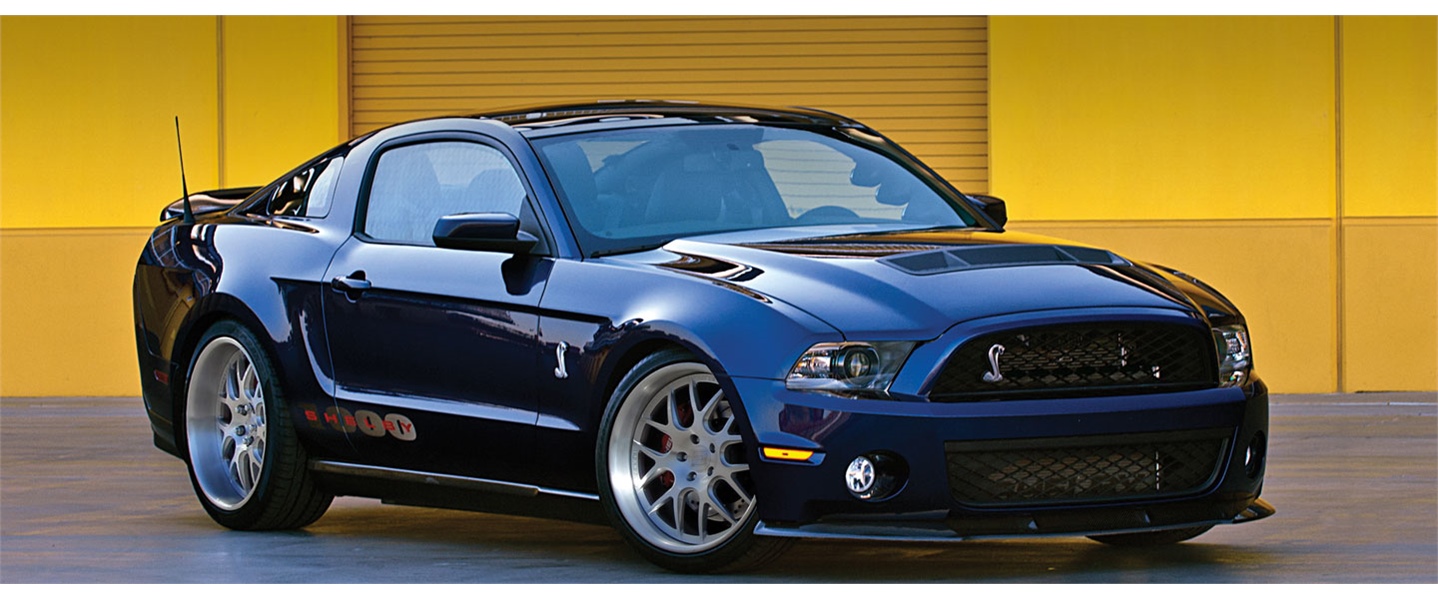 Blue 2012 Shelby 1000