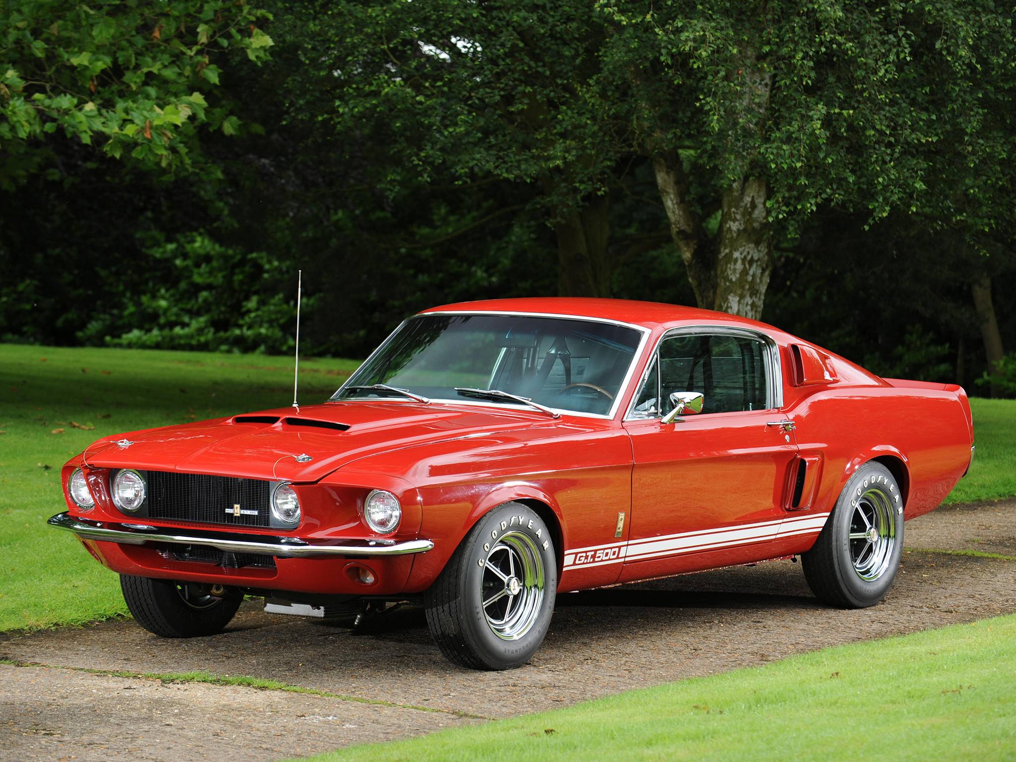 Red 1967 GT500 Shelby