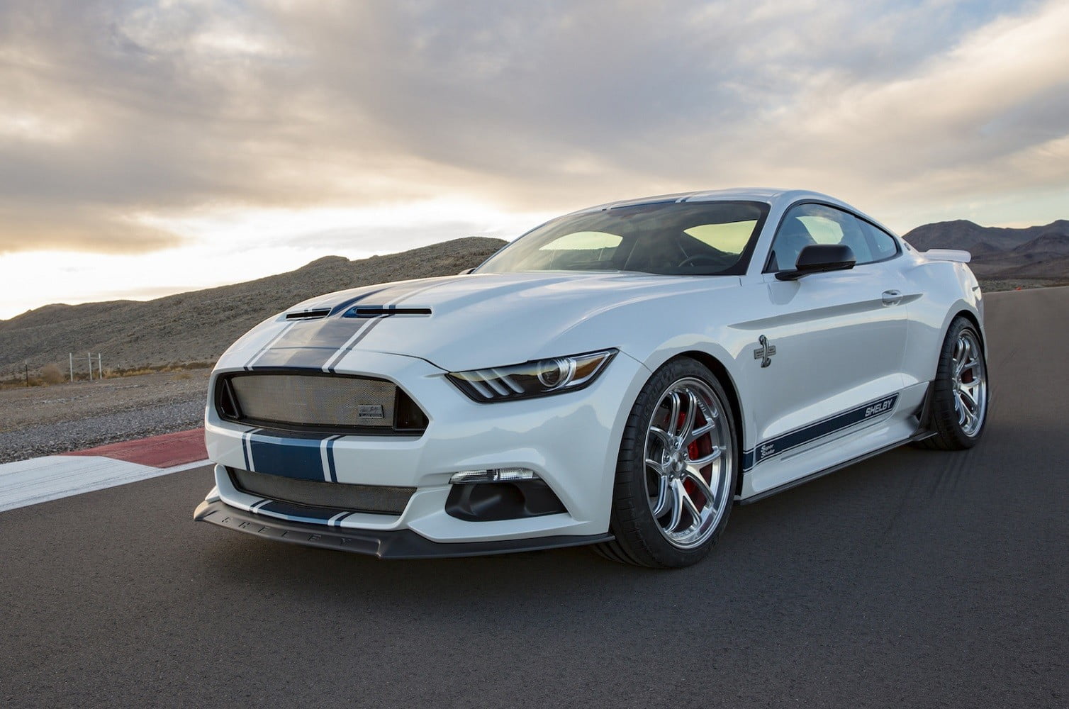 White 2017 Shelby Super Snake