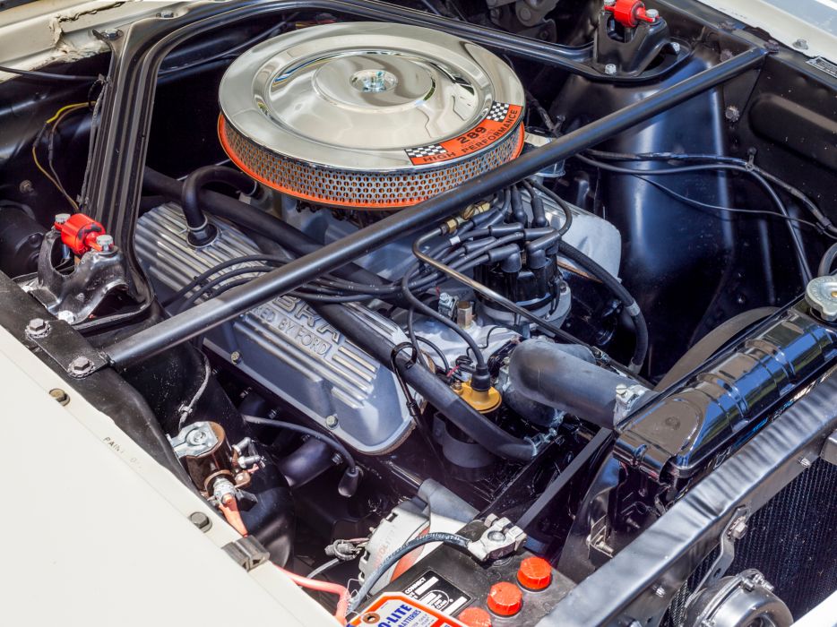 The 1965 GT350 Engine - a 306 horsepower, 289 cubic inch, high-output V8.