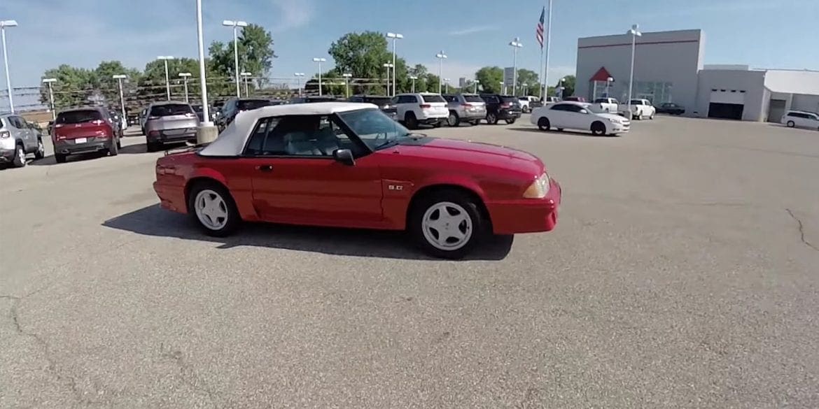 Video: 1992 Ford Mustang GT Convertible Fox Body Test Drive + Walkaround