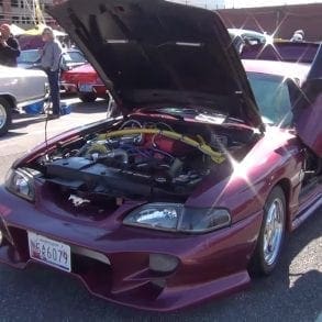 Video: Incredibly Gorgeous 1994 Ford Mustang With Lambo Doors