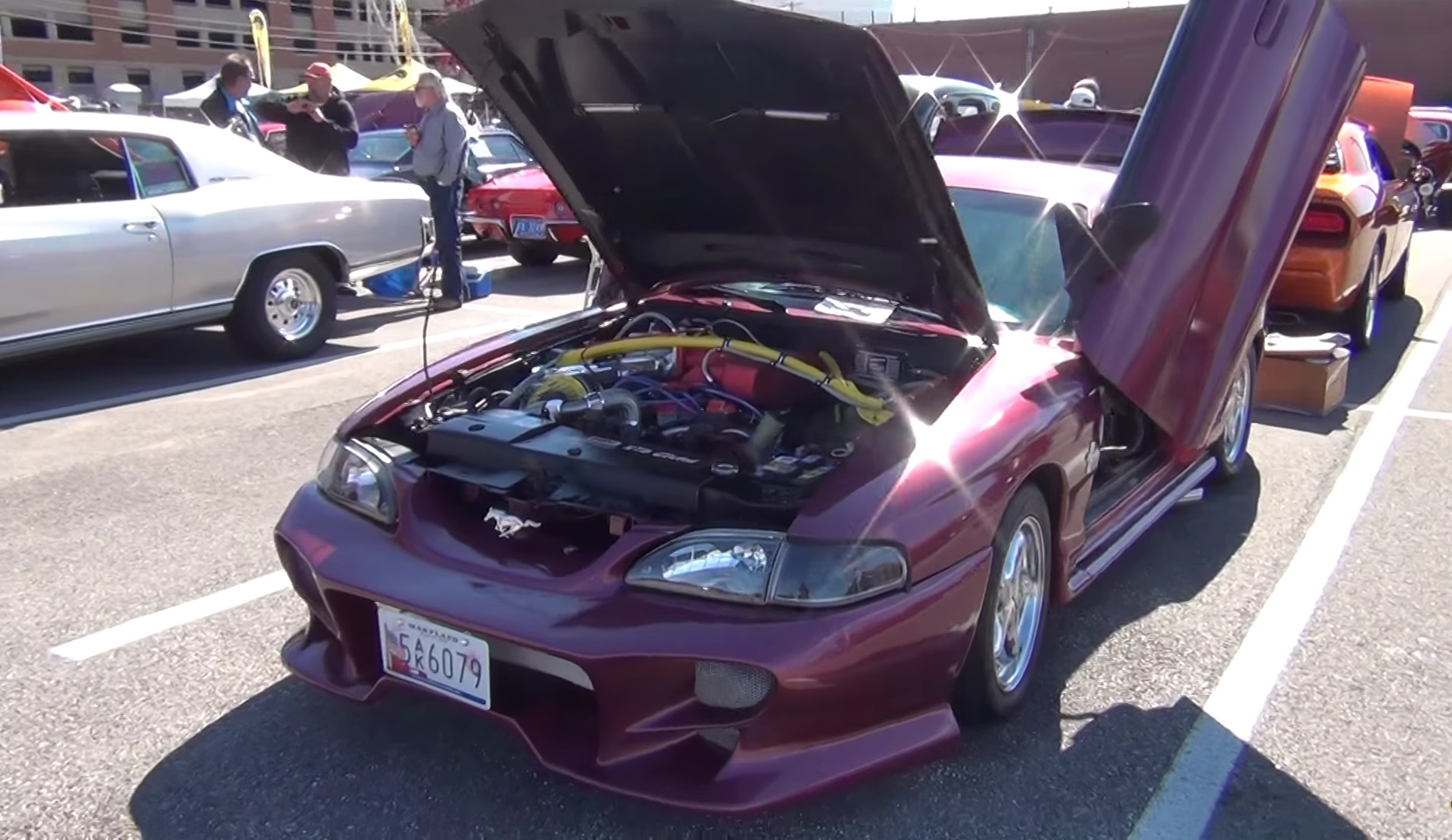 Video: Incredibly Gorgeous 1994 Ford Mustang With Lambo Doors