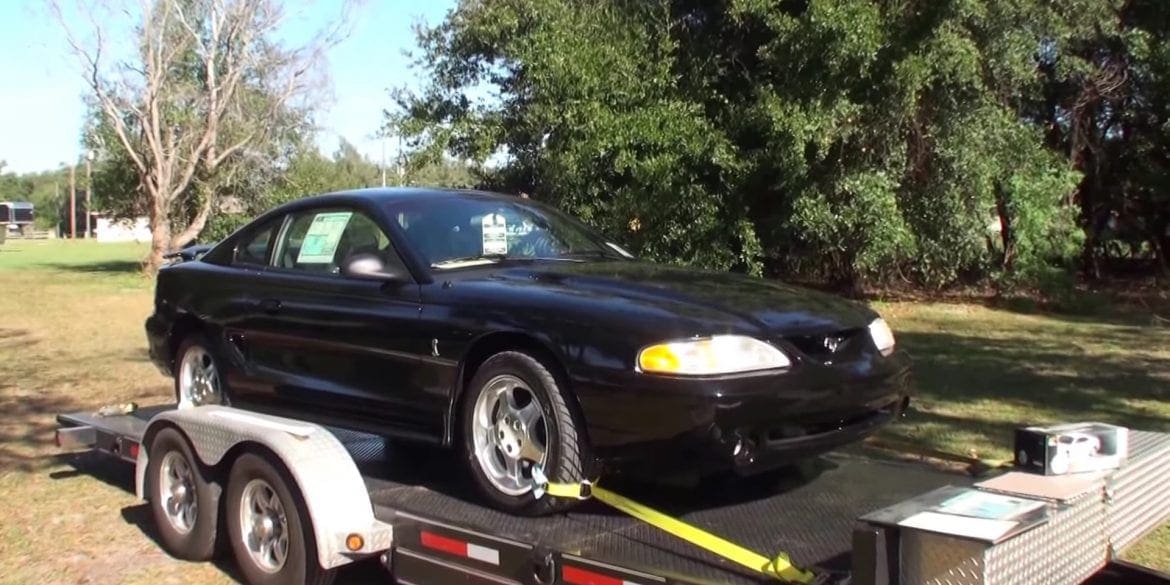 Video: Black 1995 Ford Mustang SVT Cobra With Only 104 Original Miles Walkaround