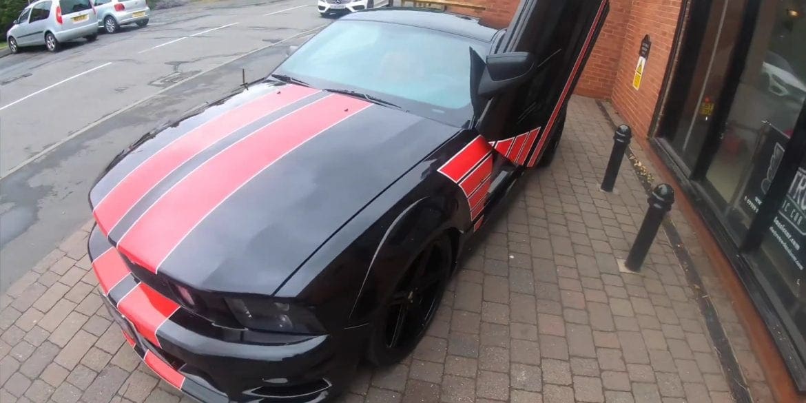 Video: Supercharged 2006 Ford Mustang GT With Lamborghini Doors POV Test Drive