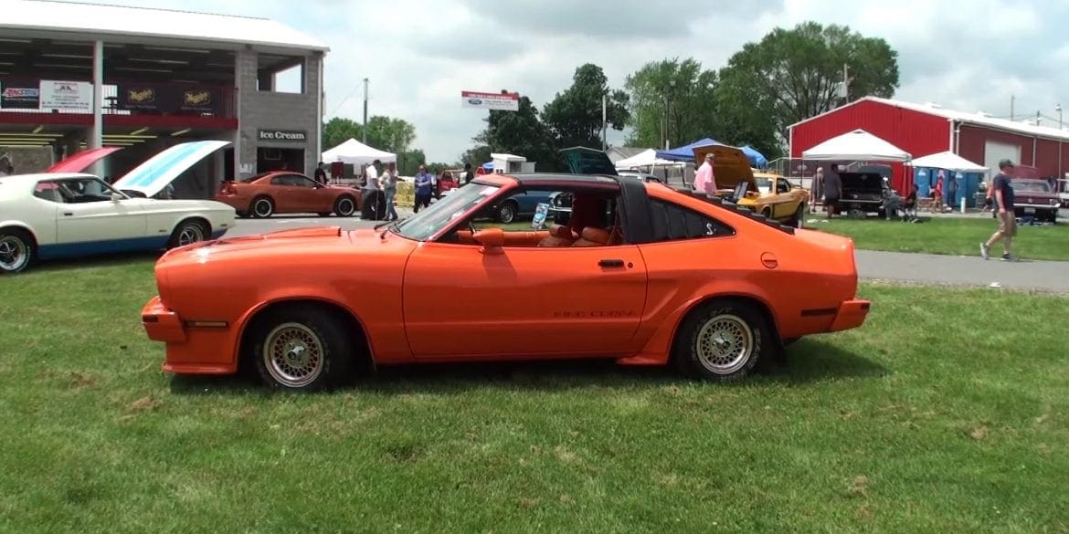 Video: Orange 1978 Ford Mustang King Cobra Overview + Engine Sound