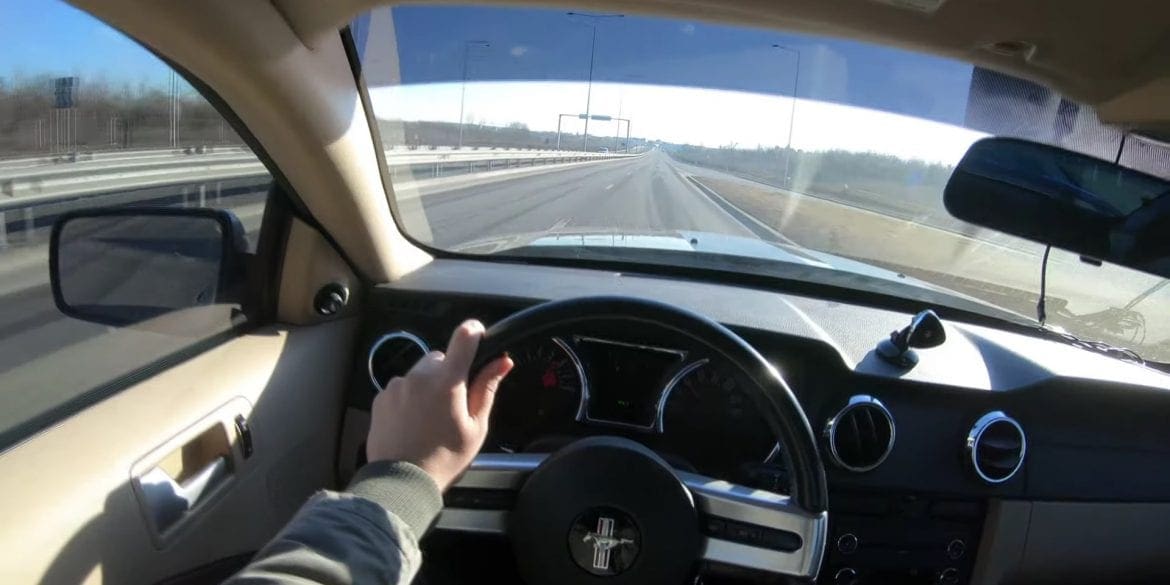 Video: 2008 Ford Mustang GT 4.6L V8 POV Highway Drive