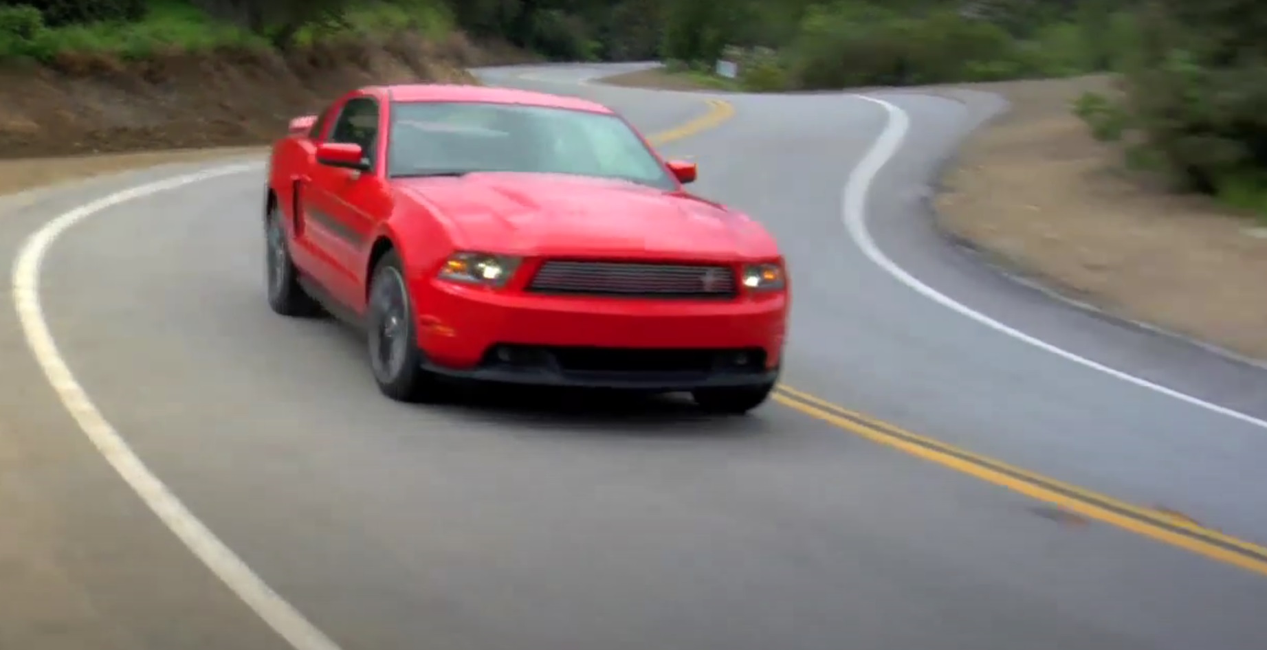 Video: 2011 Ford Mustang California Special At Mulholland Highway