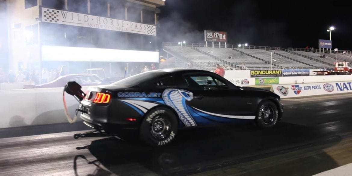 Video: 2014 Ford Mustang Cobra Jet Unbelievable Take Off