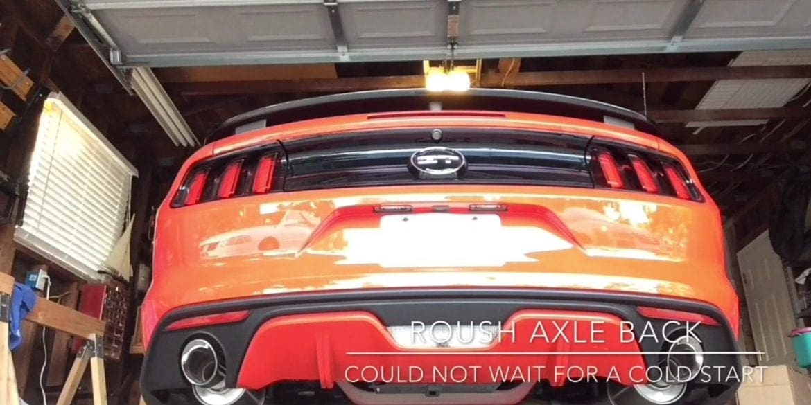 Video: 2016 Mustang GT/CS California Special With Roush Axle Back Exhaust