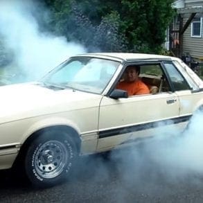Video: 1981 Ford Mustang Burnout
