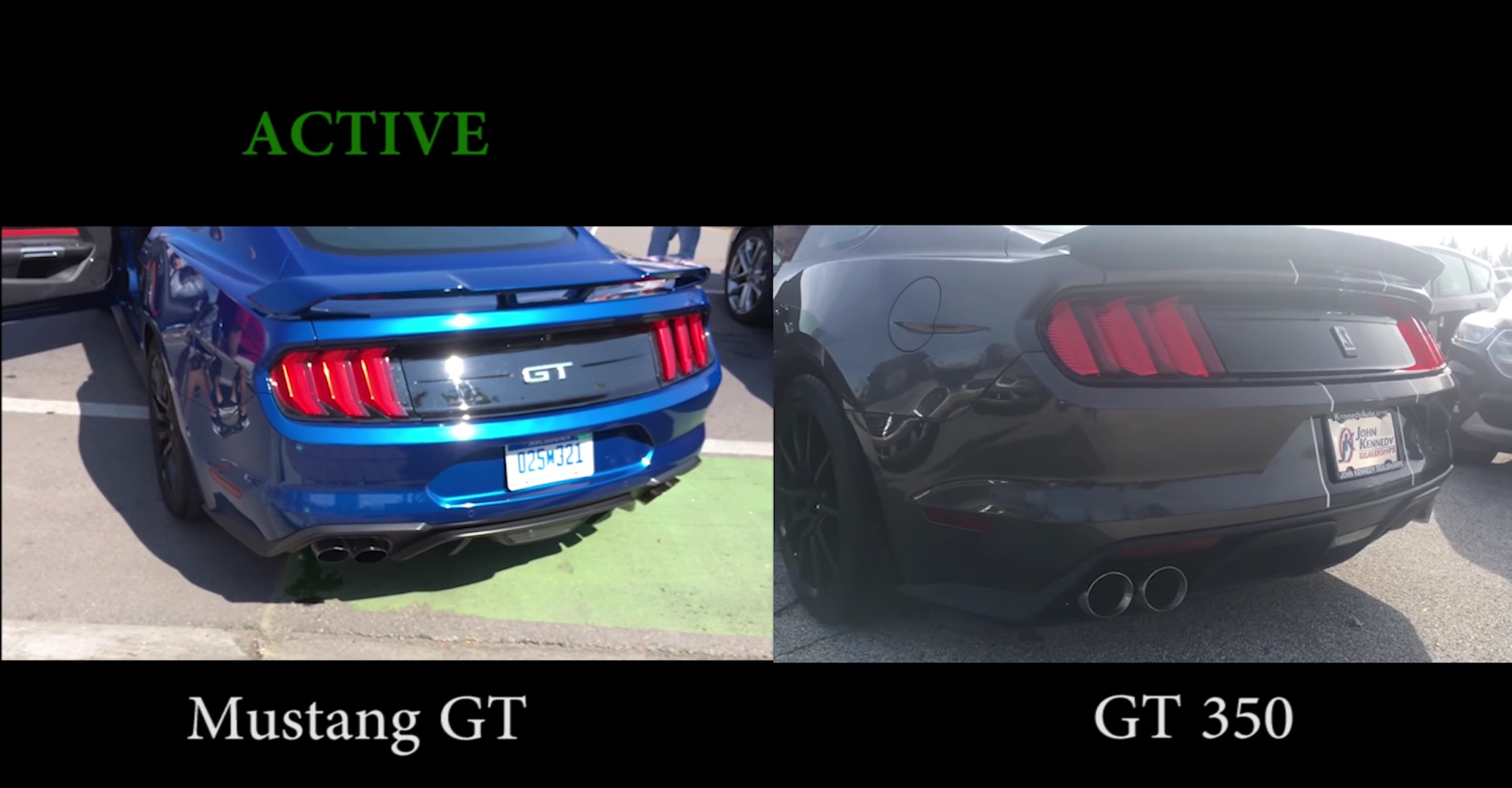 Video: 2018 Ford Mustang Shelby GT350 vs 2018 Ford Mustang GT - Exhaust Comparison